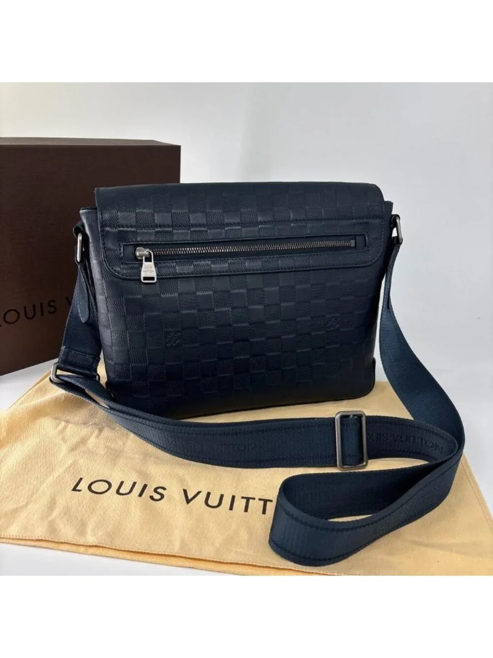 Louis Vuitton Super Damier Infini District PM Shoulder